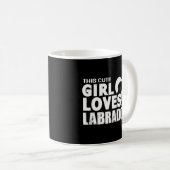 Das Liebe ihren Labrador Hund Kaffeetasse (VorderseiteRechts)