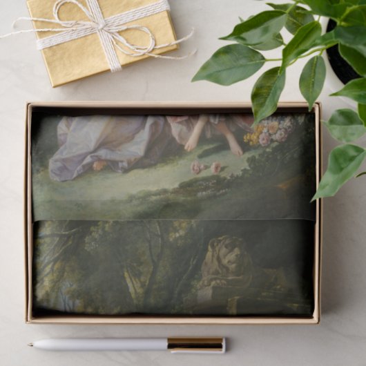 Das Liebe-Schreiben von Francois Boucher Seidenpapier (Geschenk)