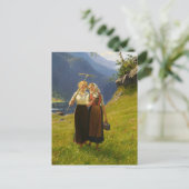 Das Liebe-Schreiben von Hans Dahl Postkarte (Stehend Vorderseite)