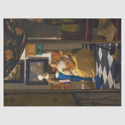 Das Liebe-Schreiben von Johannes Vermeer 1669-1670 Seidenpapier (Vorderseite)