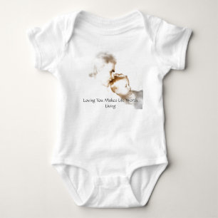Das Lieben Sie macht das Leben wert das Leben Baby Strampler