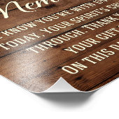 Das liebende Gedächtniszeichen, das Hochzeitszeich Fotodruck (Ecke)