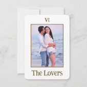 Das liebenswerte Tarot | Gold Bronze-Fotokarte Mitteilungskarte (Vorderseite)