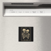 Das liebenswerte Tarot Skeleton hat gotische Roman Magnet (In Situ (Geschirrspüler))