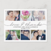 Das liebenswürdige Schreiben danke Postkarten (Vorderseite)