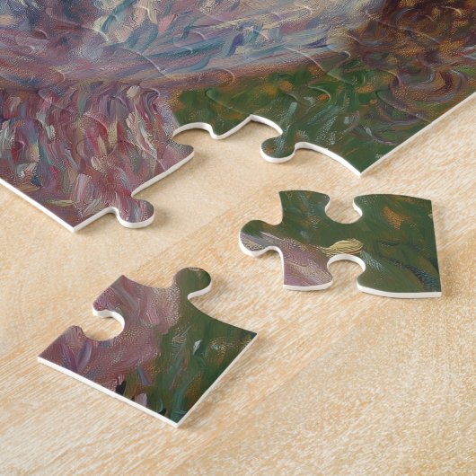 Das liebliche kleine Mädchen und ihre Katze Puzzle (Seite)