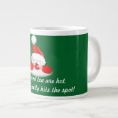 Das Lieblingsgetränk des Weihnachtsmanns Jumbo-Tasse (Vorderseite Rechts)