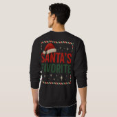 Das Lieblingshemd des Weihnachtsmanns Sweatshirt (Schwarz voll)