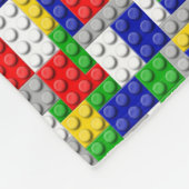 Das Lieblingsspielzeug des Gebäude-Block-Jungen Fleecedecke (Ecke)