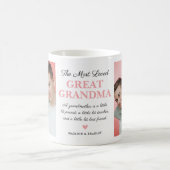 Das liebste große Oma-2-Foto Kaffeetasse (Mittel)