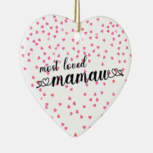 Das liebste Mamaw Keramik Ornament (Rechts)