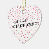 Das liebste Mamaw Keramik Ornament (Links)