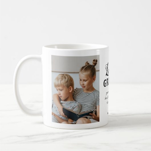 Das liebste Oma-Foto Kaffeetasse (Links)
