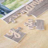 Das liebste Oma - Rustikale Blume Puzzle (Seite)