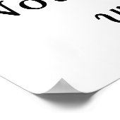 Das Lied Alphabet Poster (Ecke)