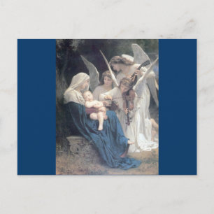 Das Lied der antiken Engel Malerei Babyreligion Postkarte