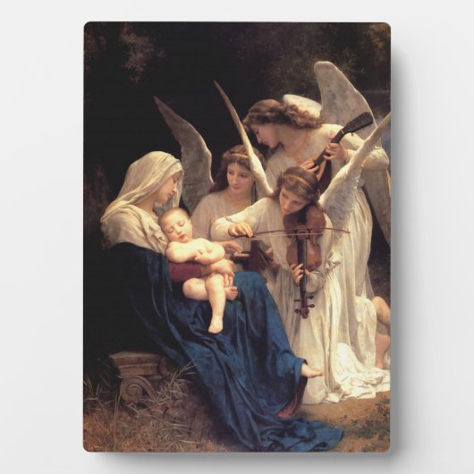 Das Lied der Engel, Bouguereau Fotoplatte (Vorderseite)