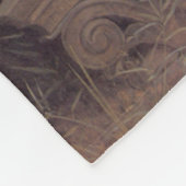 Das Lied der Engel (Vintage Kunst) Fleecedecke (Ecke)