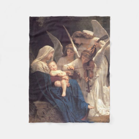 Das Lied der Engel (Vintage Kunst) Fleecedecke (Vorderseite)