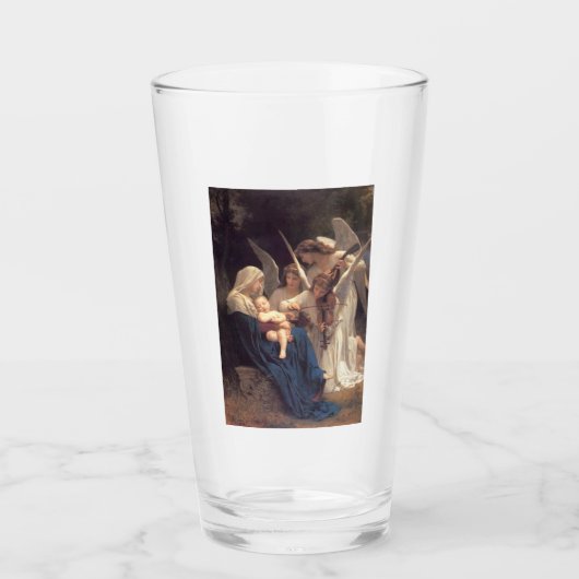 Das Lied der Engel (Vintage Kunst) Glas (Vorderseite)