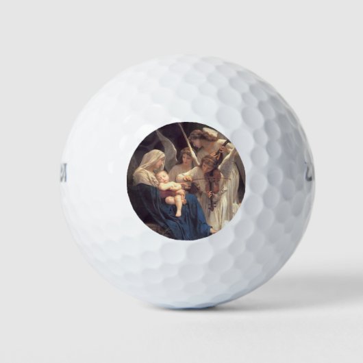 Das Lied der Engel (Vintage Kunst) Golfball (Vorderseite)