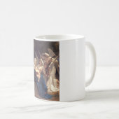 Das Lied der Engel (Vintage Kunst) Kaffeetasse (VorderseiteRechts)