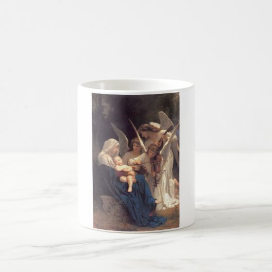 Das Lied der Engel (Vintage Kunst) Kaffeetasse (Mittel)