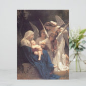 Das Lied der Engel (Vintage Kunst) Karte (Stehend Vorderseite)