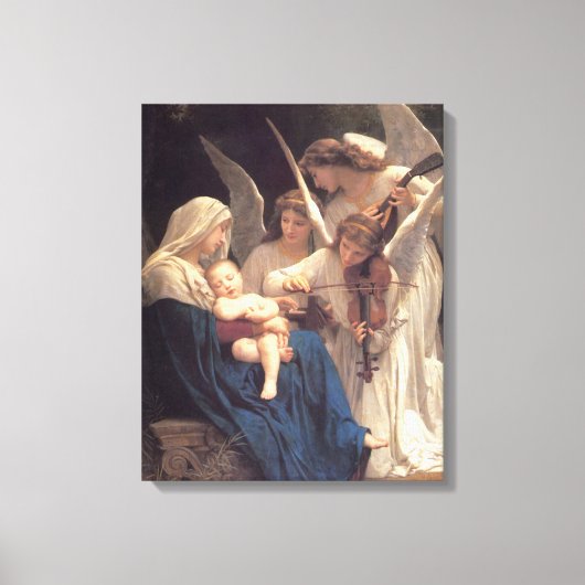 Das Lied der Engel (Vintage Kunst) Leinwanddruck (Vorderseite)