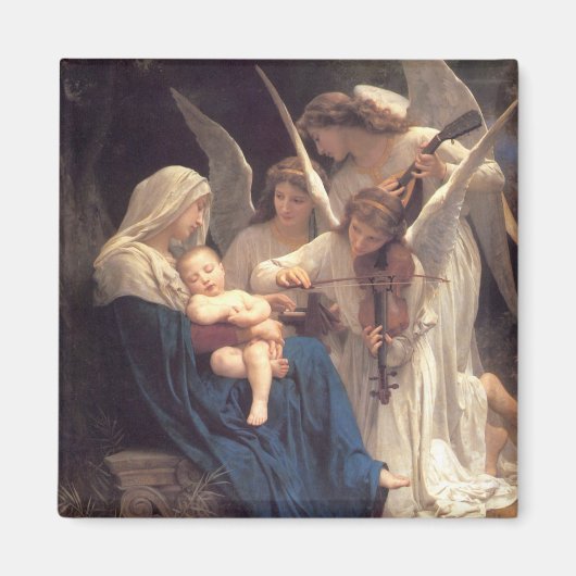 Das Lied der Engel (Vintage Kunst) Magnet (Vorne)