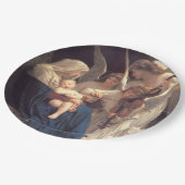 Das Lied der Engel (Vintage Kunst) Pappteller (Schrägansicht)