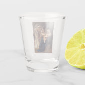 Das Lied der Engel (Vintage Kunst) Schnapsglas (Rückseite)