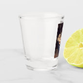 Das Lied der Engel (Vintage Kunst) Schnapsglas (Links)