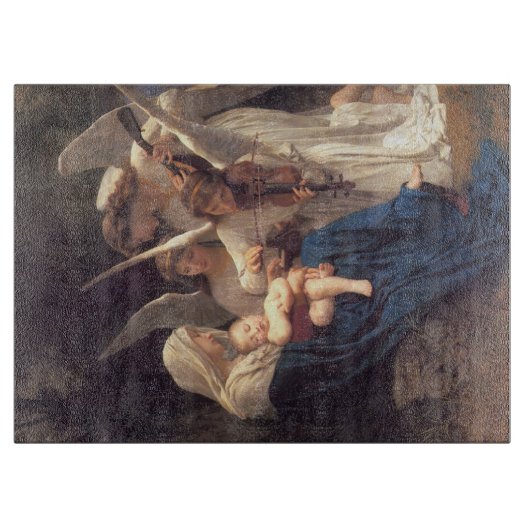 Das Lied der Engel (Vintage Kunst) Schneidebrett (Vorderseite)