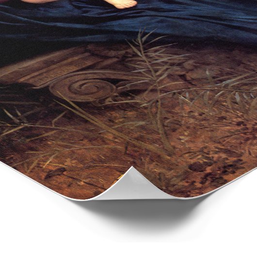 Das Lied der Engel von William Bouguereau Poster (Ecke)