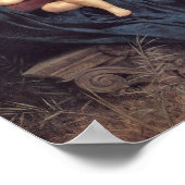 Das Lied der Engel von William Bouguereau Print Poster (Ecke)