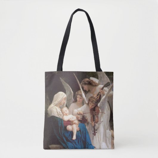 Das Lied der Engel von William Bouguereau Tasche (Vorderseite)