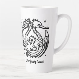 Das Lied der Enten und Drachen Latte-Tasse Milchtasse