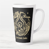 Das Lied der Enten und Drachen Latte-Tasse Milchtasse (Rechts)