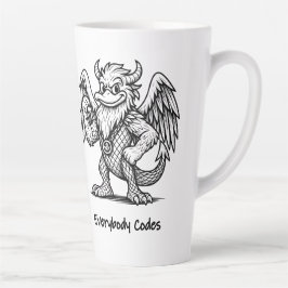 Das Lied der Enten und Drachen Latte-Tasse Milchtasse