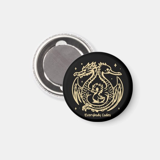 Das Lied der Enten und Drachen Magnet (Vorderseite/Rückseite)