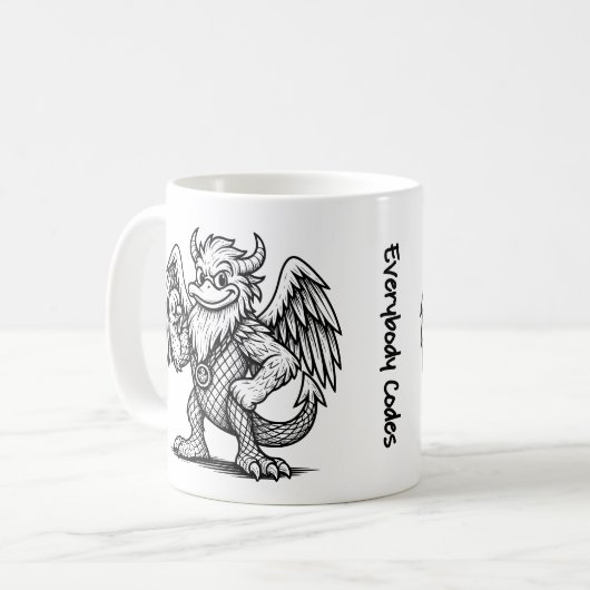 Das Lied der Enten und Drachen-Tasse Kaffeetasse (Vorderseite Links)