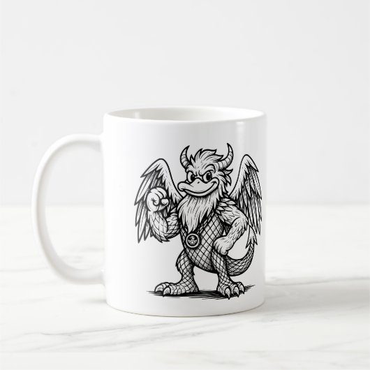 Das Lied der Enten und Drachen-Tasse Kaffeetasse (Links)
