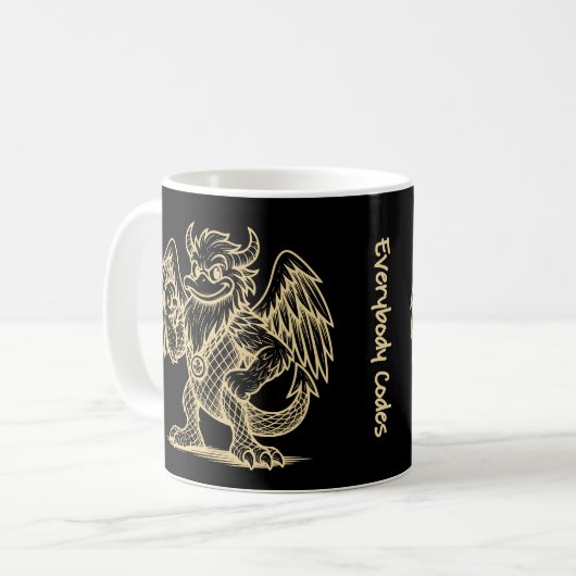 Das Lied der Enten und Drachen-Tasse Kaffeetasse (Vorderseite Links)