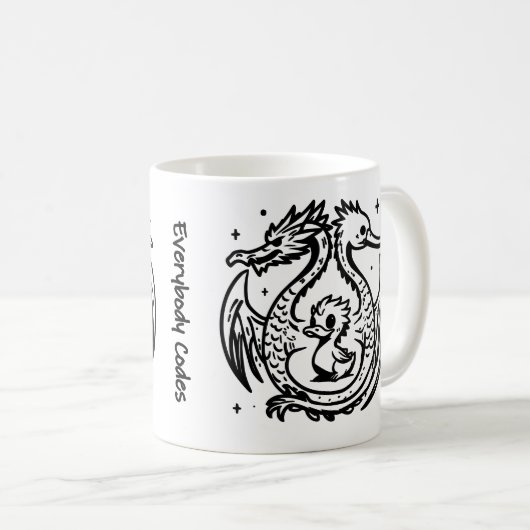 Das Lied der Enten und Drachen-Tasse Kaffeetasse (VorderseiteRechts)
