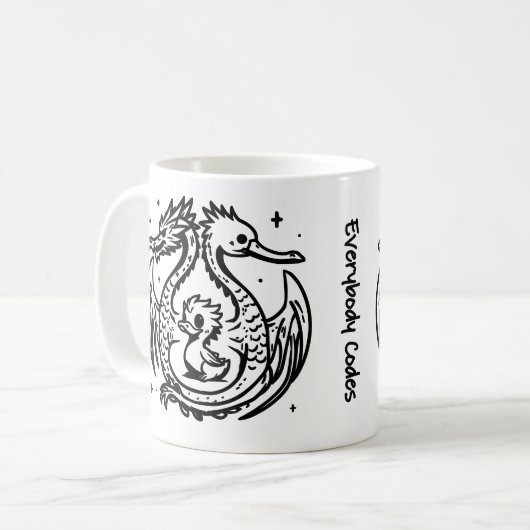 Das Lied der Enten und Drachen-Tasse Kaffeetasse (Vorderseite Links)