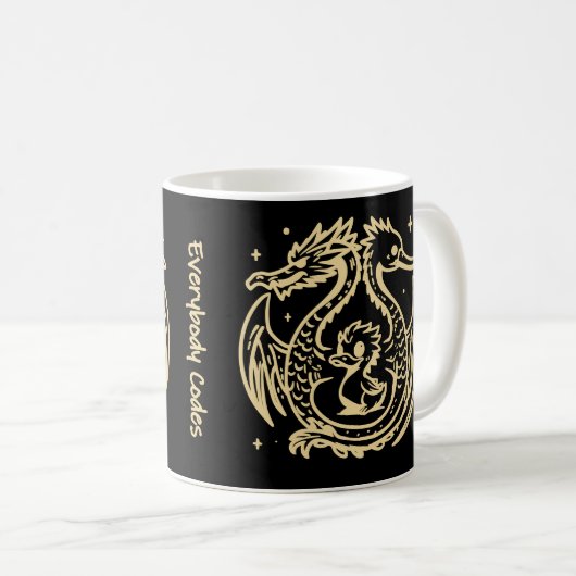 Das Lied der Enten und Drachen-Tasse Kaffeetasse (VorderseiteRechts)
