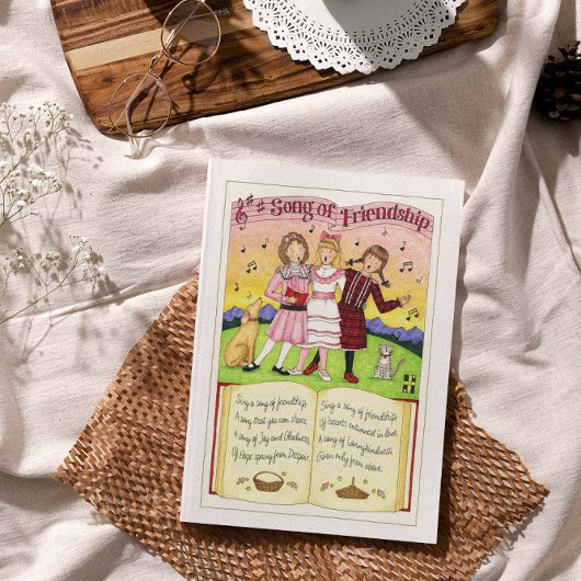 Das Lied der Freundschaft Inspiration Postkarte