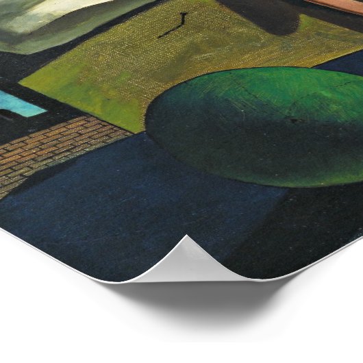 Das Lied der Liebe | Giorgio de Chirico | Poster (Ecke)