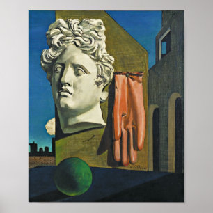 Das Lied der Liebe Giorgio de Chirico Poster